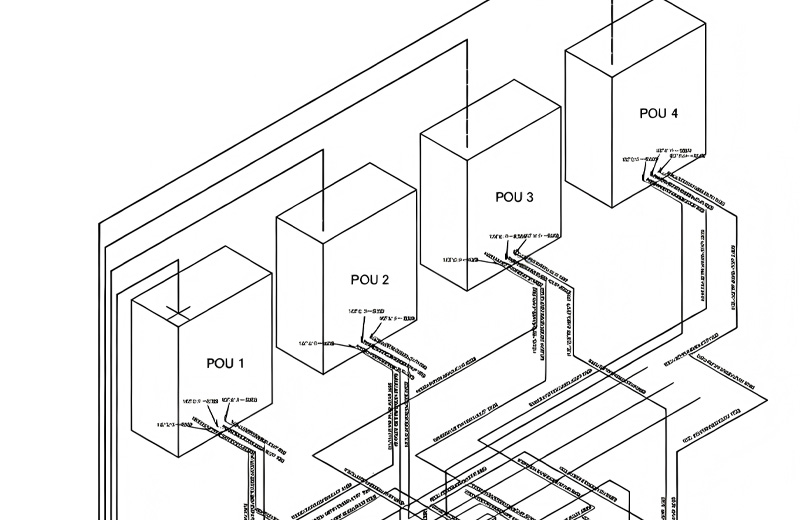 Planung und Bau von Sekundärleitungen für chemische Systeme